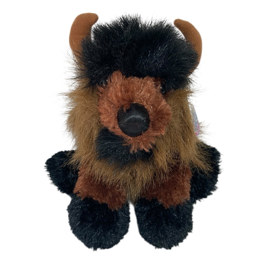 Purr-fection by MJC Snuggle Ups Max Jr Buffalo Bison 6.5” Plush TAGS #1937S.